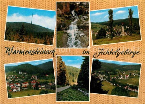Warmensteinach Teilansichten Höhenluftkurort Wasserfal