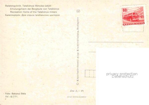 Tatabanya Erholungsheim der Bergleute – Bild 2