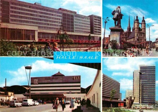 Halle Saale Interhotel Stadt Halle Markt Händel Den