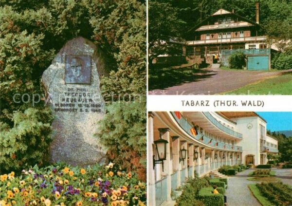Tabarz Theodor Neubauer Gedenkstein Kurpark Sc