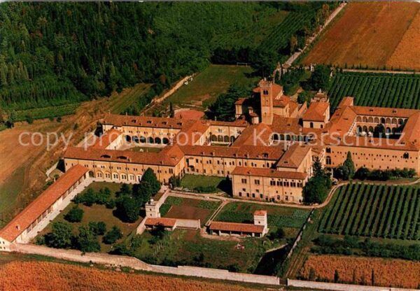 Praglia Teolo Abbazia Abtei Kloster Fliegeraufnahme