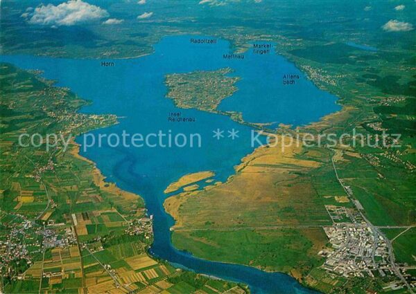 Konstanz Bodensee Bodensee mit Untersee Insel Reichenau R