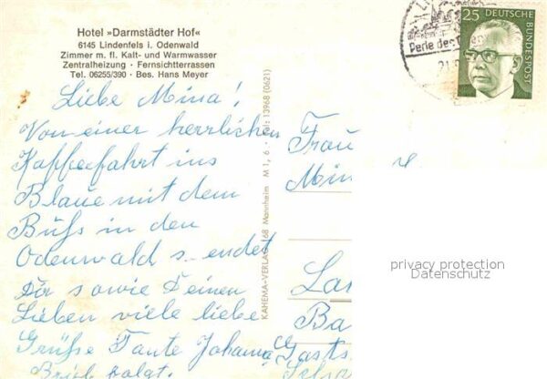 Lindenfels Odenwald Hotel Darmstädter Hof – Bild 2