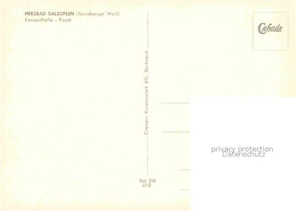 Bad Salzuflen Konzerthalle Foyer – Bild 2