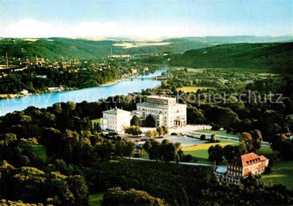 Essen Ruhr Villa Hügel mit Baldeneysee Fliegeraufn