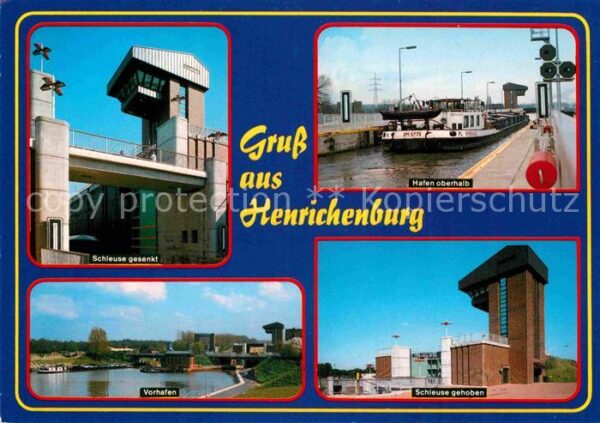 Henrichenburg Schiffshebewerk Schleuse Frachtkahn Hafen