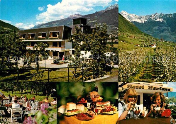 Marling Hotel Marlena Restaurant Terrasse Obstw
