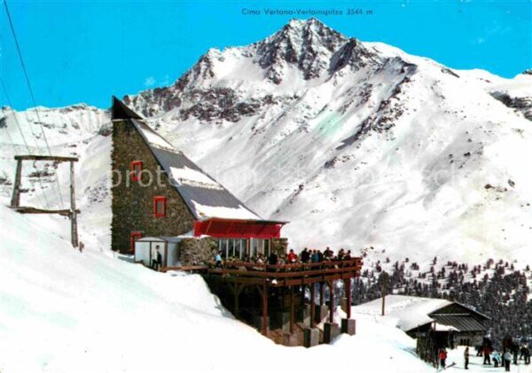 Solda Sulden Skibar am Ortler Bergstation Winterspor