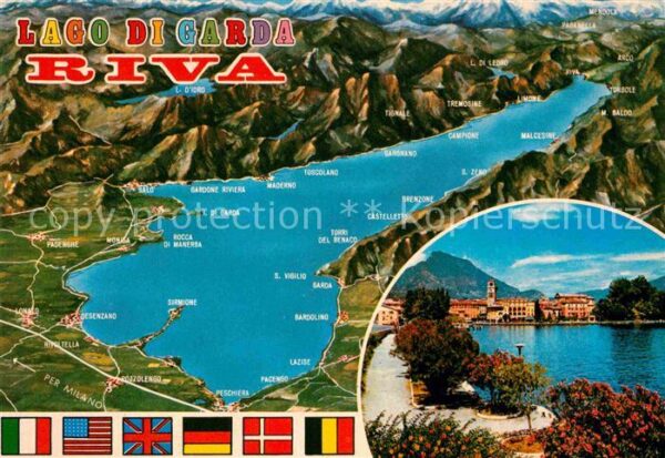 Riva del Garda und Umgebung aus der Vogelperspektive N