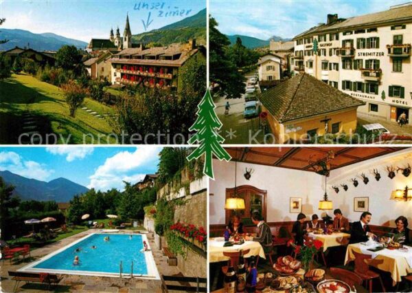 Brixen Suedtirol Hotel Restaurant Grüner Baum Swimming P