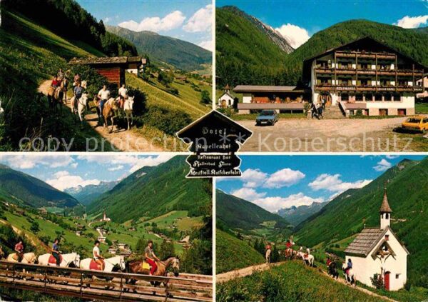 St Jakob Ahrntal Hotel Kapellenhof Reitsport Kirche Alpe