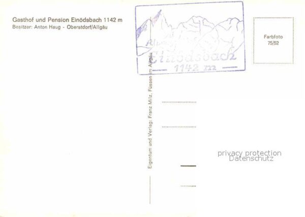 Einoedsbach Gasthof Pension Alpen – Bild 2
