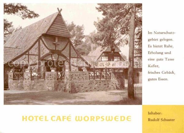 Worpswede Hotel Cafe Worpswede im Naturschutzgebi