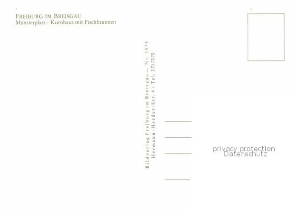 Freiburg Breisgau Münsterplatz Kornhaus Ratskeller Fischb – Bild 2