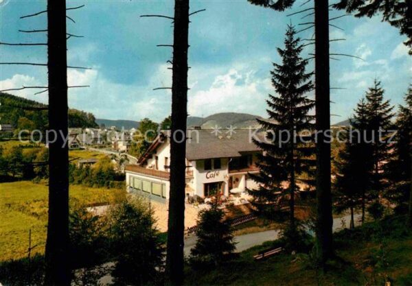 Stryck Pension Cafe zum Paradies Ansicht vom W