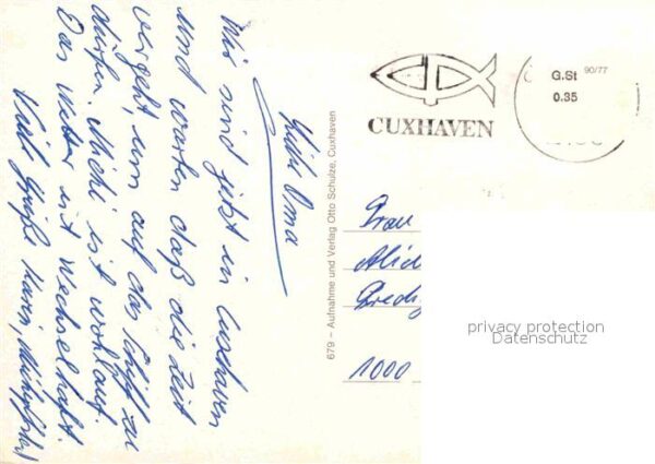 Cuxhaven Nordseebad und Umgebung Landkarte – Bild 2
