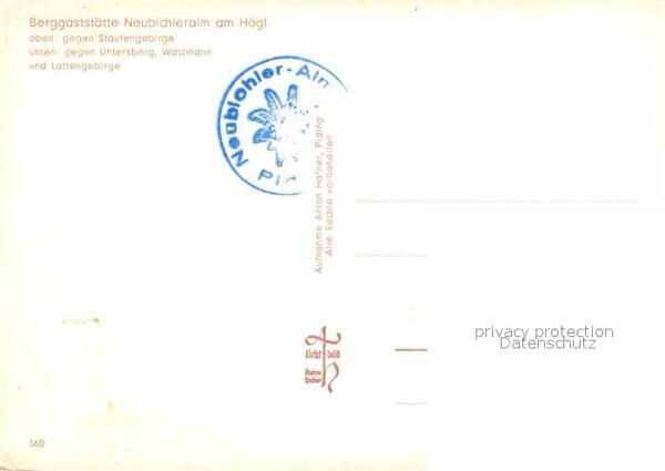 Neubichler Alm Piding Berggaststätte am Högl Staufengebirge U – Bild 2