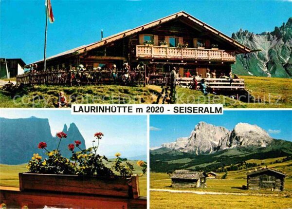 Seiser Alm Dolomiten Laurin Hütte Schlerngebiet Dolomiten Bl