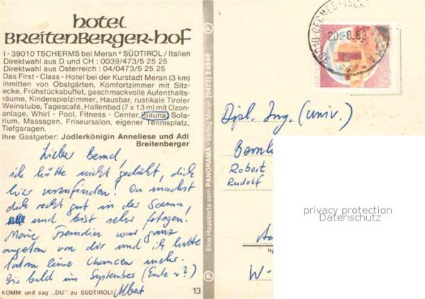 Tscherms Hotel Breitenberger Hof – Bild 2