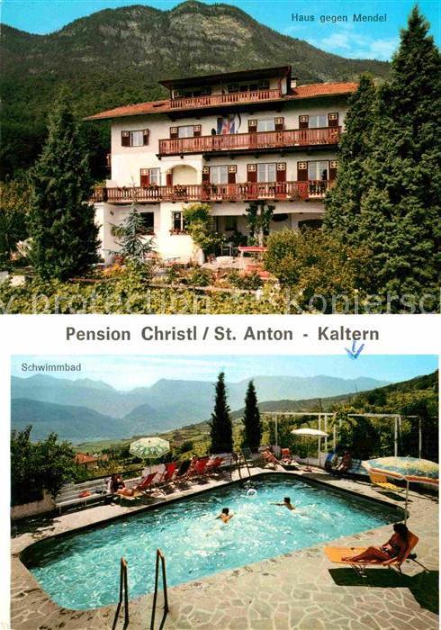 St Anton Kaltern Pension Christl Swimming Pool Alpenblic