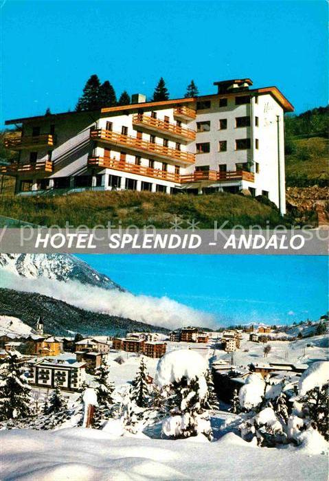 Andalo Hotel Splendid Winterpanorama