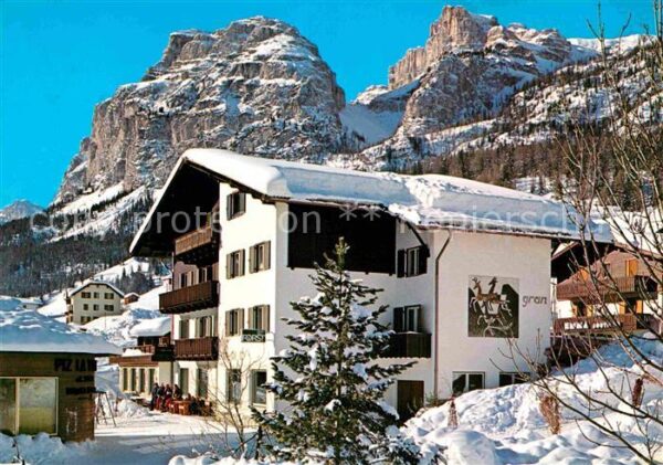 La Villa Val Badia Pensione Garni Gran Risa im Winter Dolo