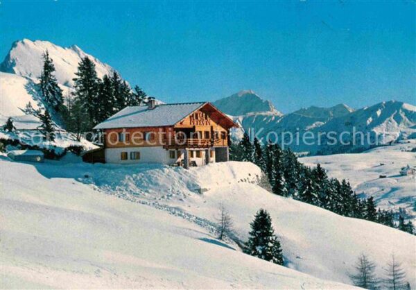 Seiser Alm Dolomiten AVS Schutzhütte Puflatsch Winterpanoram