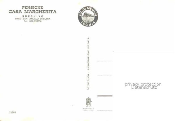 Sant Angelo Ischia Pensione Casa Margherita Restaurant Ter – Bild 2