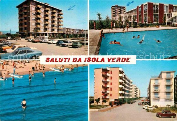 Isola Verde Hotels Swimming Pool Strand Wohnblocks