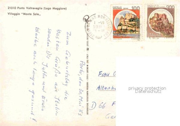 Porto Valtravaglia Villaggio Monte Sole veduta aerea – Bild 2