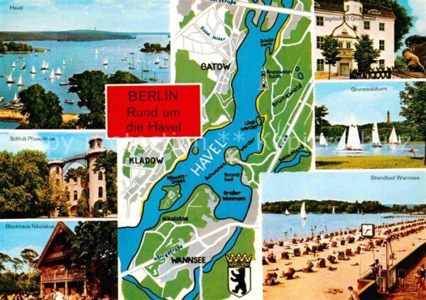 Berlin Rund um die Havel Schloss Pfaueninsel B