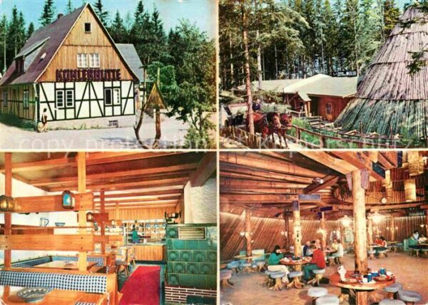 Sosa Erzgebirge Konsum Gaststätten Köhlerhütte und Meil