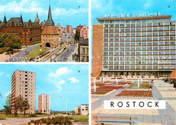 Rostock Steintor Ziolkowskistrasse Haus der Sch