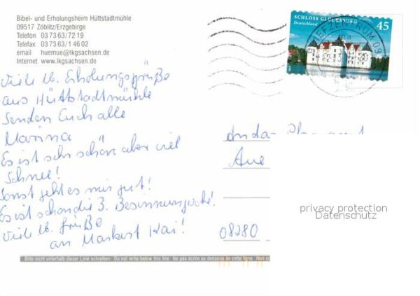 Zoeblitz Sachsen Bibel und Erholungsheim Hüttstadtmühle – Bild 2