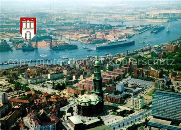 Hamburg Michaeliskirche Wahrzeichen Hafen Flieg