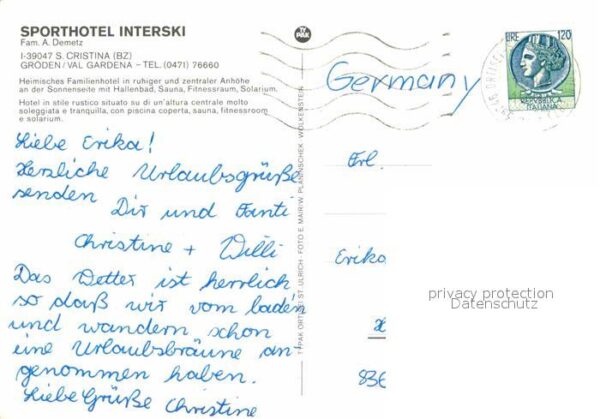 St Christina Sporthotel Interski Hallenbad Dolomiten – Bild 2