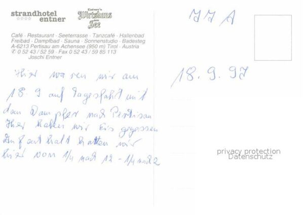 Pertisau Achensee Strandhotel Entner Restaurant Tanzbar H – Bild 2