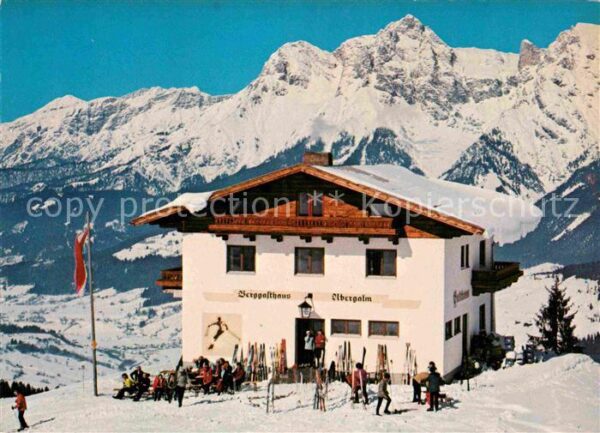 Maria Alm Steinernen Meer Berggasthof und Pension Abergalm Winter