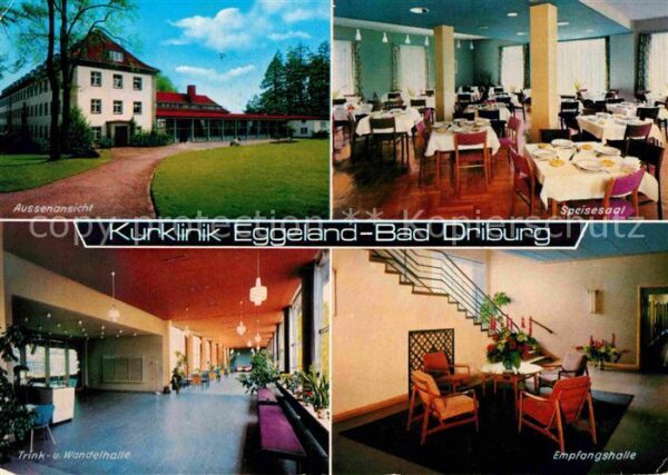 Bad Driburg Kurklinik Eggeland Speisesaal Empfangsh