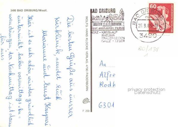 Bad Driburg Kurklinik Eggeland Speisesaal Empfangsh – Bild 2