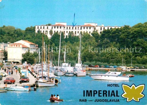 Rab Croatia Hotel Imperial Hafen Segelyachten Motor