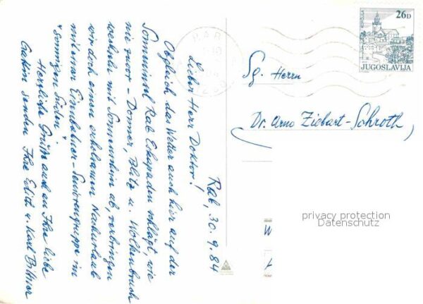 Rab Croatia Hotel Imperial Hafen Segelyachten Motor – Bild 2