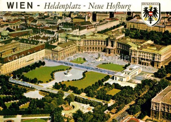 Wien Heldenplatz Neue Hofburg Fliegeraufnahm