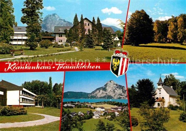 Traunkirchen Landeskrankenhaus Buchberg Panorama Tra