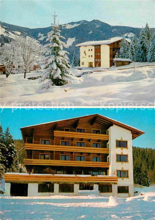Auffach Pension Luzenberg Winterpanorama