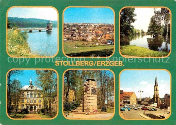 Stollberg Erzgebirge Querenbachtalsperre Übersicht Walkteich