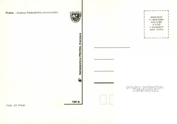 Praha Prahy Prague Budova Federalniho shromazdeni – Bild 2