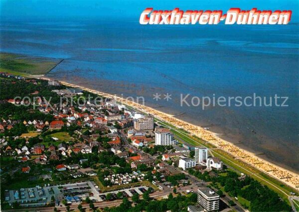 Duhnen Nordsee Fliegeraufnahme
