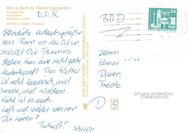 Born Darss Tonnenreiten Weststrand Am kleinen Hafe – Bild 2