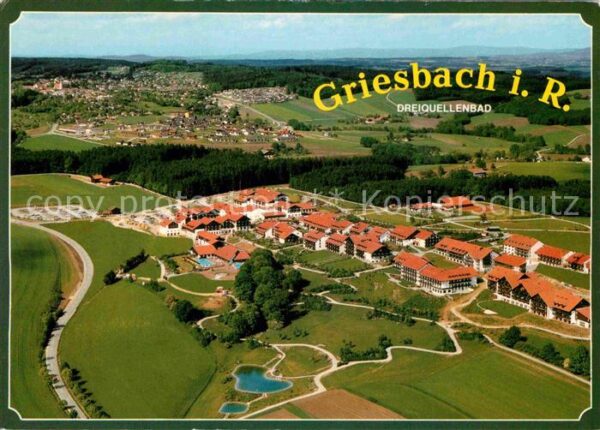 Griesbach Rottal Kurgebiet Fliegeraufnahme